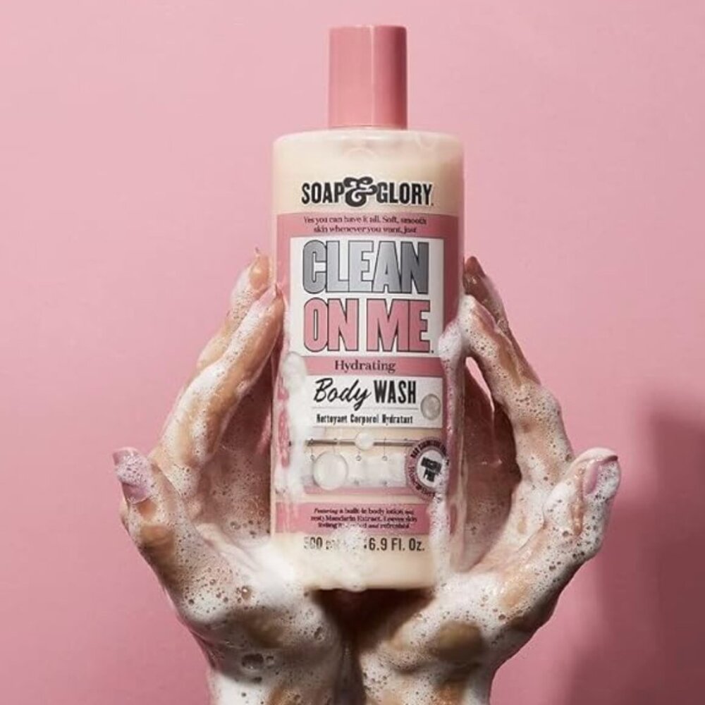 🆕 Original Pink Clean On Me BODY WASH 16.9oz Bottle Soap